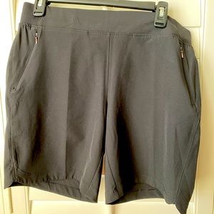 Black athletic shorts by Calia, size M